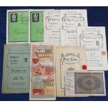 Theatre programmes, Manchester, early selection inc. Palace Theatre, 28 Sept 1903 inc. George Robey,