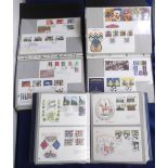 GB First Day Covers, a duplicated collection ranging from 1969 to 1991 in 8 albums (several