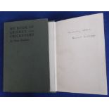 Cricket books/autograph, two books, 'For England & Yorkshire' by Herbert Sutcliffe signed to