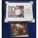 Music Memorabilia, The Who, colour magazine picture, signed Roger Daltry & Pete Townhsend, 18cm x