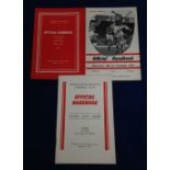 Football handbooks, Doncaster Rovers, three handbooks, 1960/1, 1961/2 & 1962/3 (gd/vg) (3)
