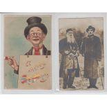 Postcards, Literary, mixture of chromo litho early undivided backs, Tuck, Faulkner's,