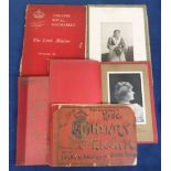 Theatre, 5 souvenir booklets, 'Zaza' collection of 12 images of Mrs Lewis Waller in souvenir folder,