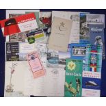 Shipping, selection of menu cards, brochures, deck plan etc, 1920's onwards, various Shipping