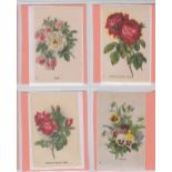 Tobacco silks, L. Youdell Collection, ITC (Canada), Garden Flowers (black numbers) (set, 55 silks,