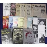 Boxing, selection, 1940's onwards, inc. books 'Leonard the Magnificent' by Nat Fleischer, 1st