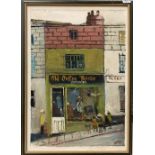 FRED YATES (1922-2008) ARR Old Coffee House Antiques, Launceston. Oil on board. Signed. 22.5' x 15.