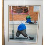 SARAH JANE SZIKORA - 'Death by Chocolate', signed ltd edition print, no. 183/195, certificate.