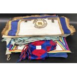 Quantity of Masonic aprons.