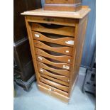 Victorian mahogany veneered chiffonier, the raised shaped back with leaf and c-scrolls, width 52'