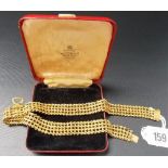 Heavy 18ct gold thick link necklace, length 16.75', weight overall 66.3g approx.