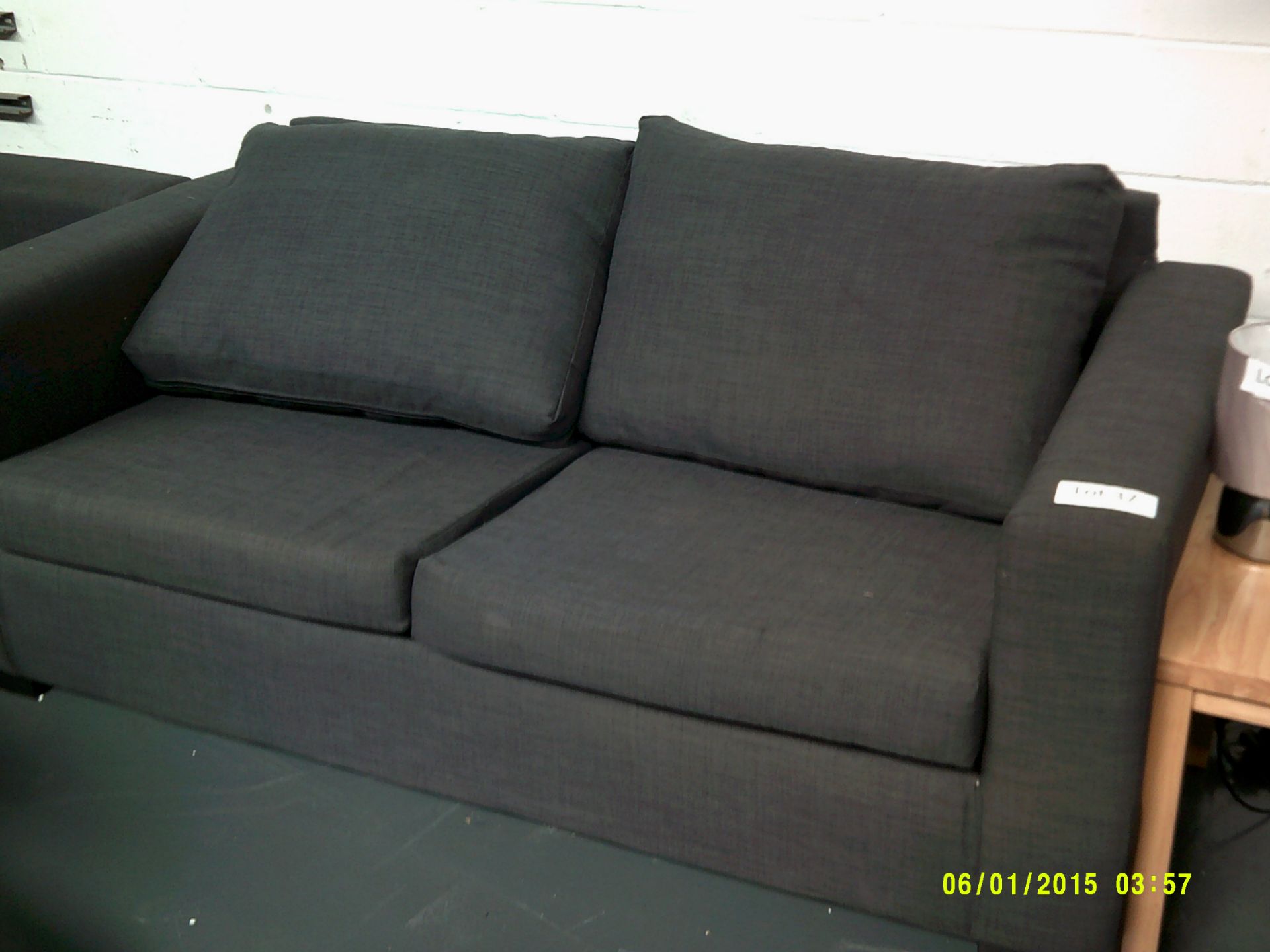 3 Seater Grey Sofa ORP £899 Customer Returns