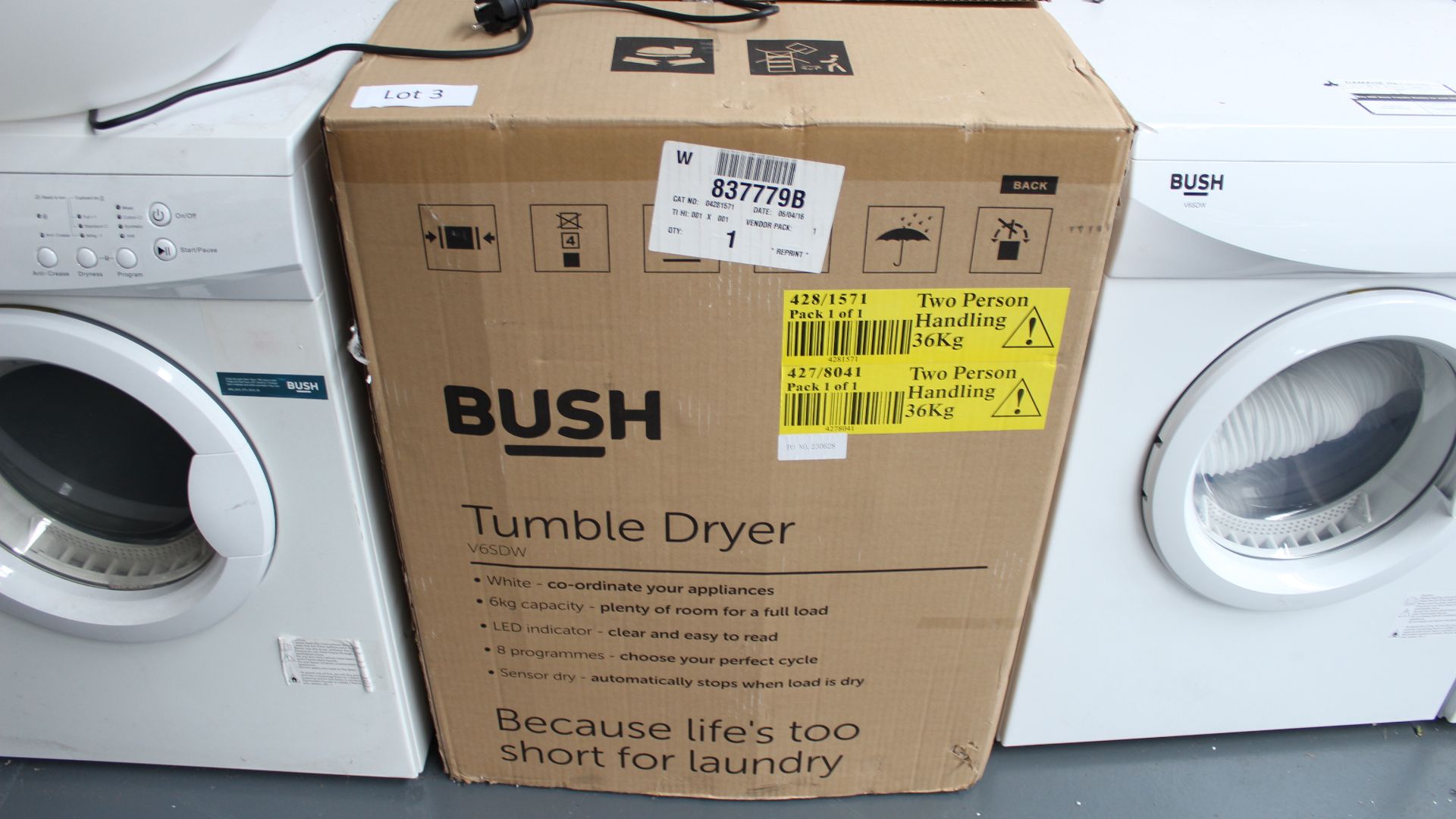 Bush V6SDW Tumble Dryer Customer Returns