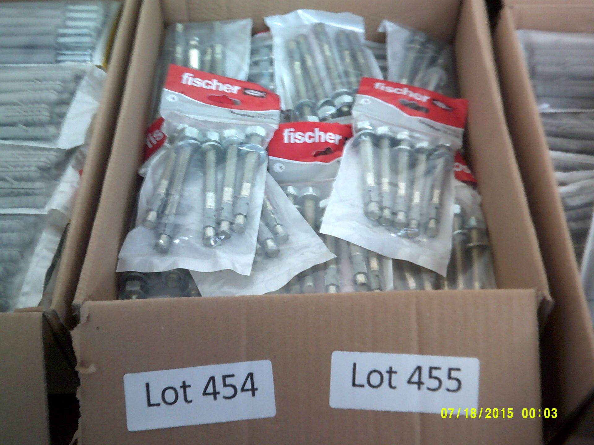 3 off Fischer Throughbolt 12x115mm,Each pack contains 5 pieces. New
