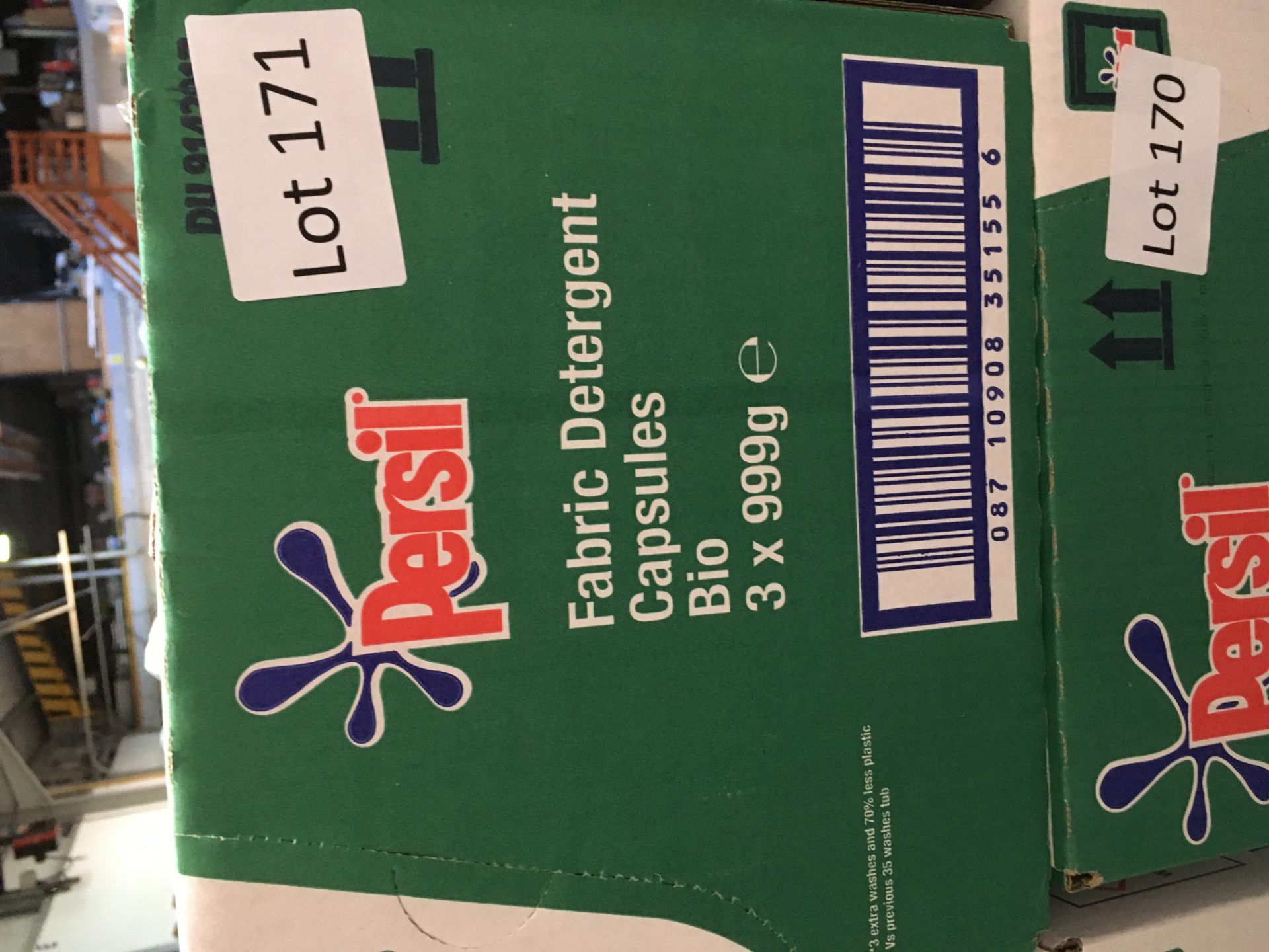 Persil 3 x 38 fabric detergent capsules, bio. New.