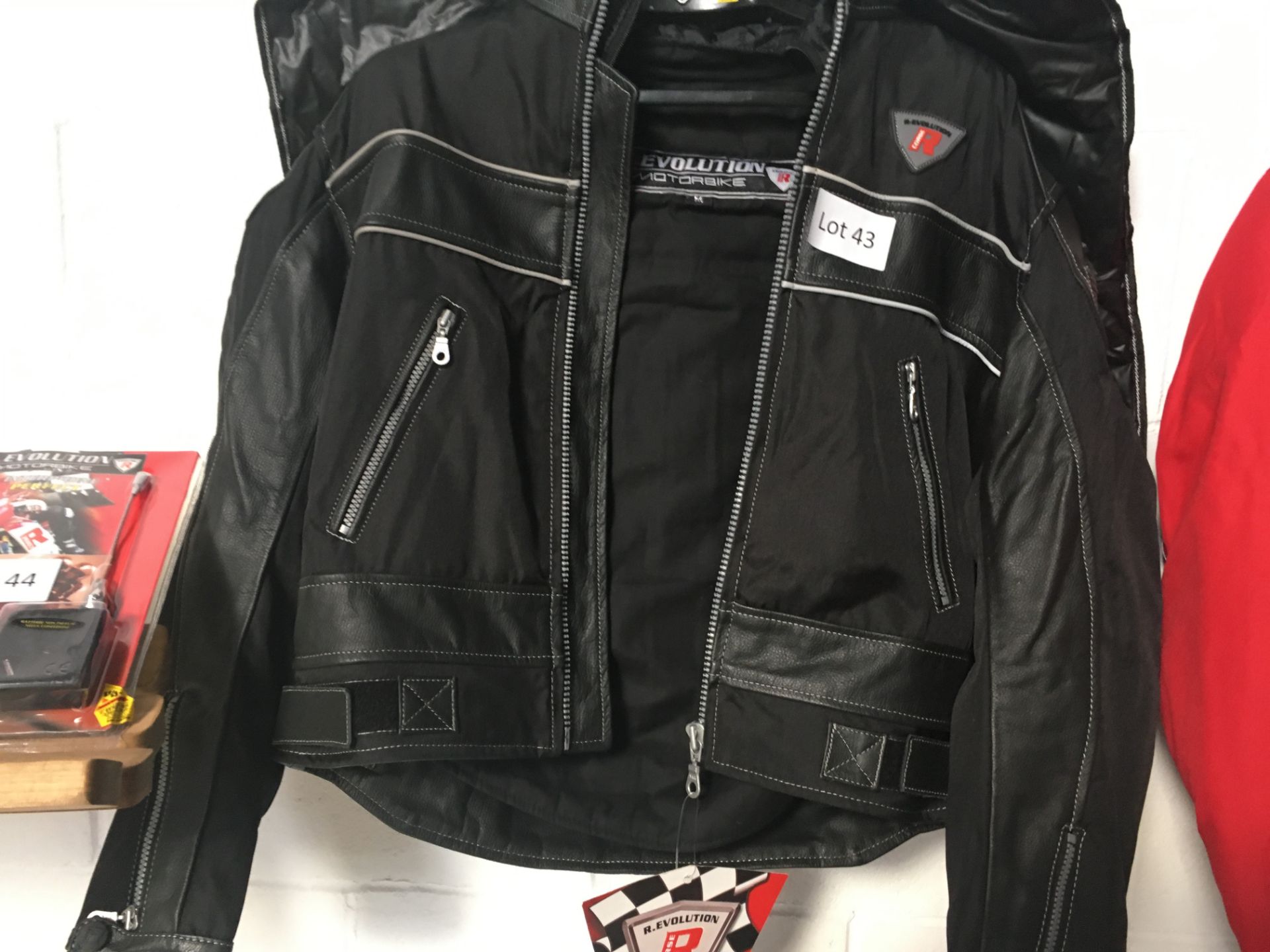 R.Evolution corseR mens motorcycle / quad bike jacket. Black colour. Size medium. New.