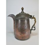 A large tea pot 36cm銅西藏或印度茶壺壹個