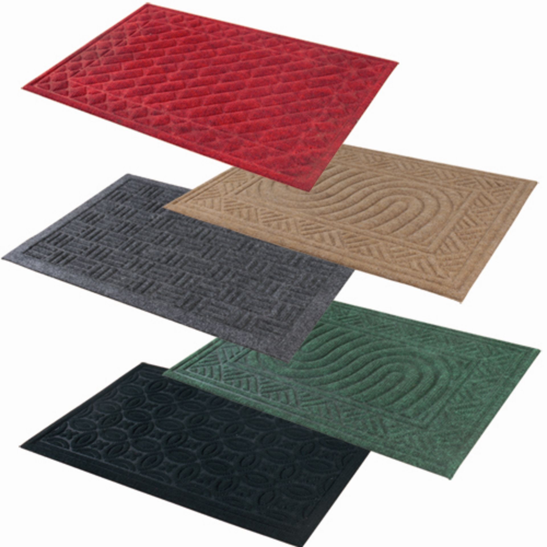 100 X Elba Assorted Indoor Mat