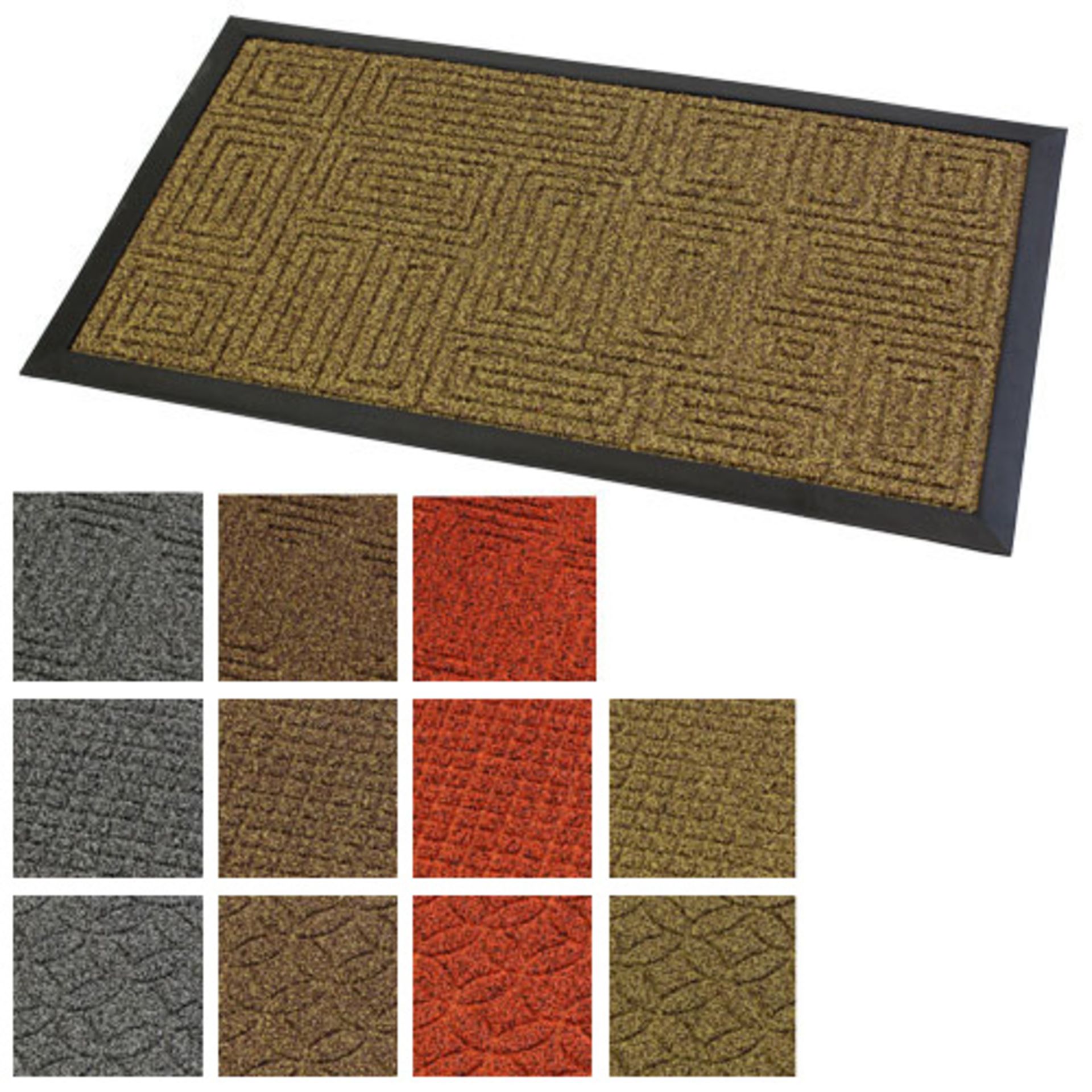 100 X Dirt Stopper Scraper Mat (Various Designs)