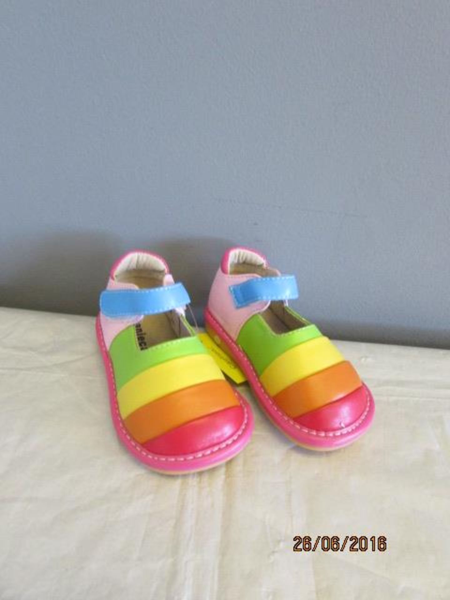 Lanie Cakes Rainbow Squeaky Shoes Us Size Toddler 6