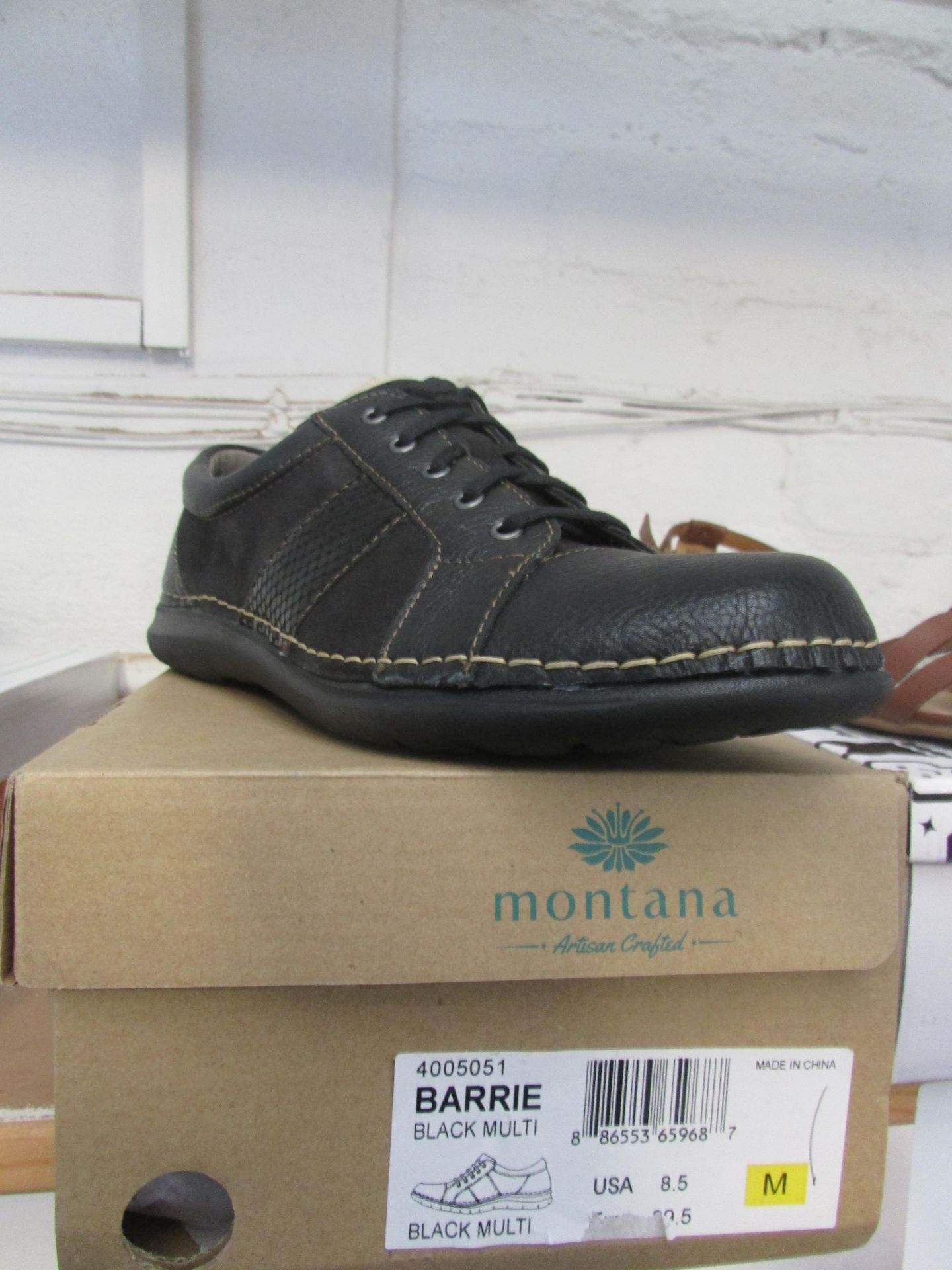 Montanna Barrie Black Shoe Uk Size 6.5