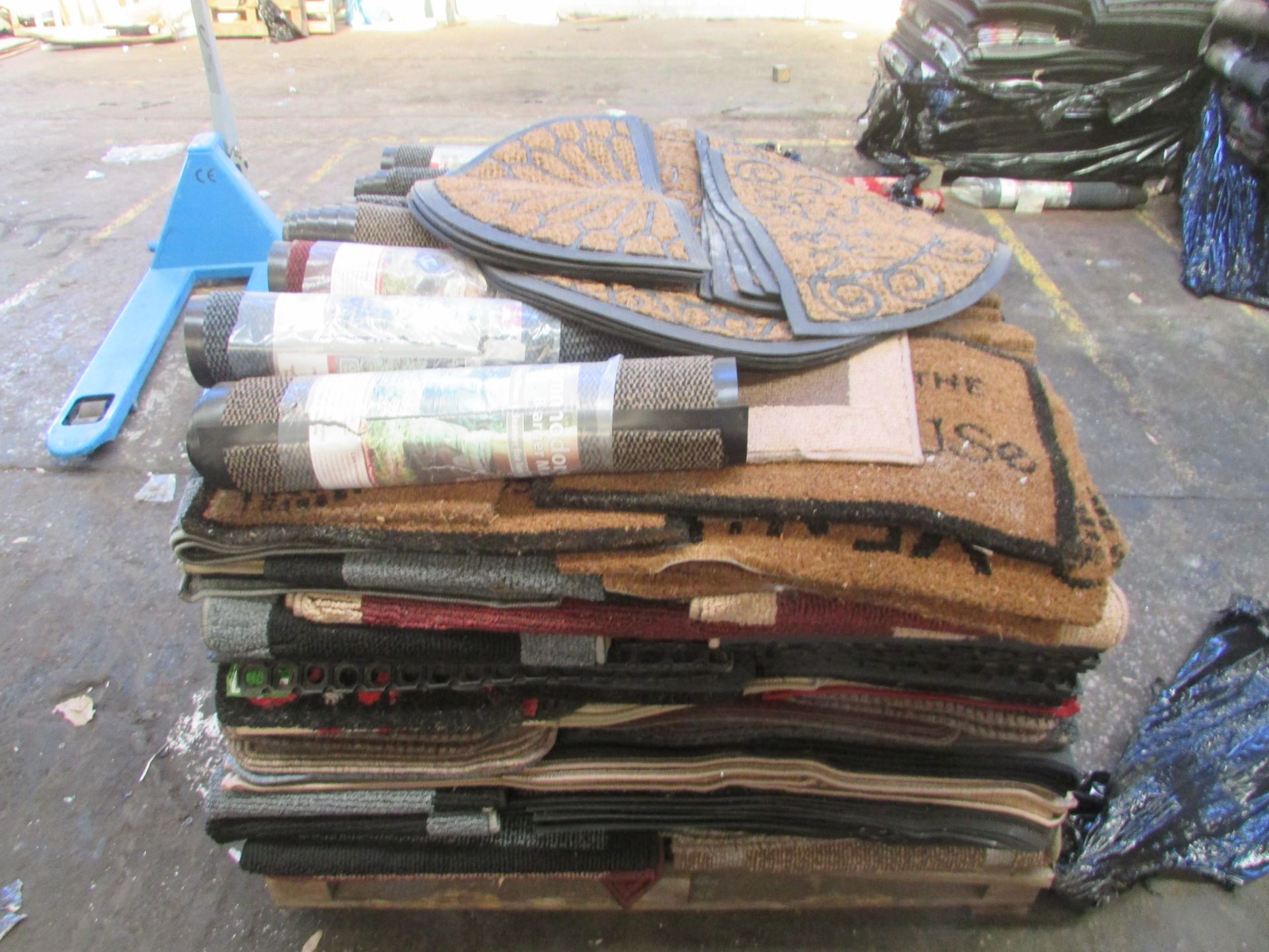 Approx 300 Various Mats Inc. Barrier & Half Moon Mats