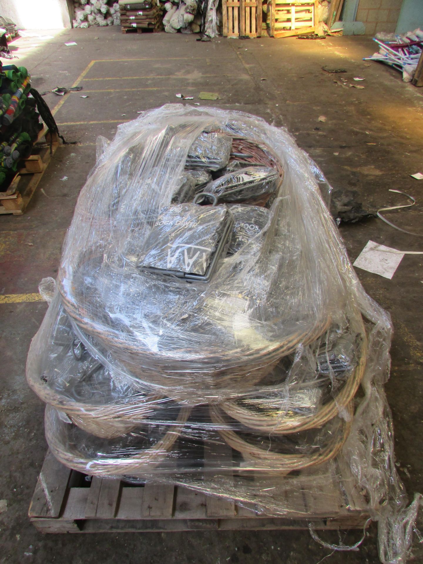 A Pallet Of Laundry Baskets & Sock Dryers