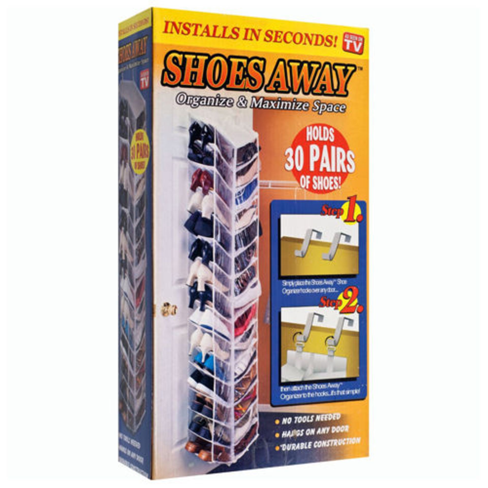 87 x Shoes Away - Over the Door Organiser