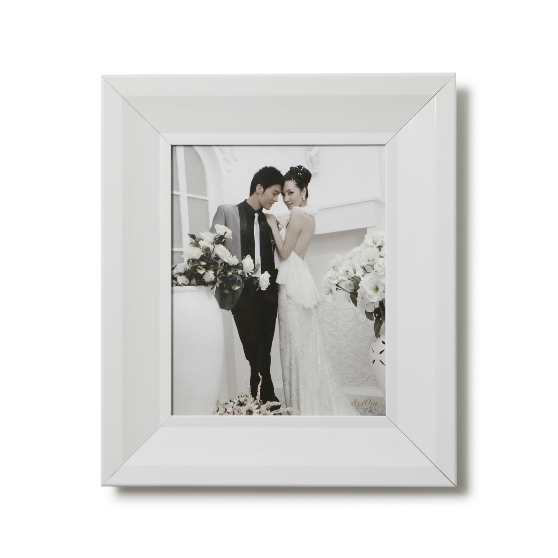 612 x White 10x8" Wedding Photo Frames