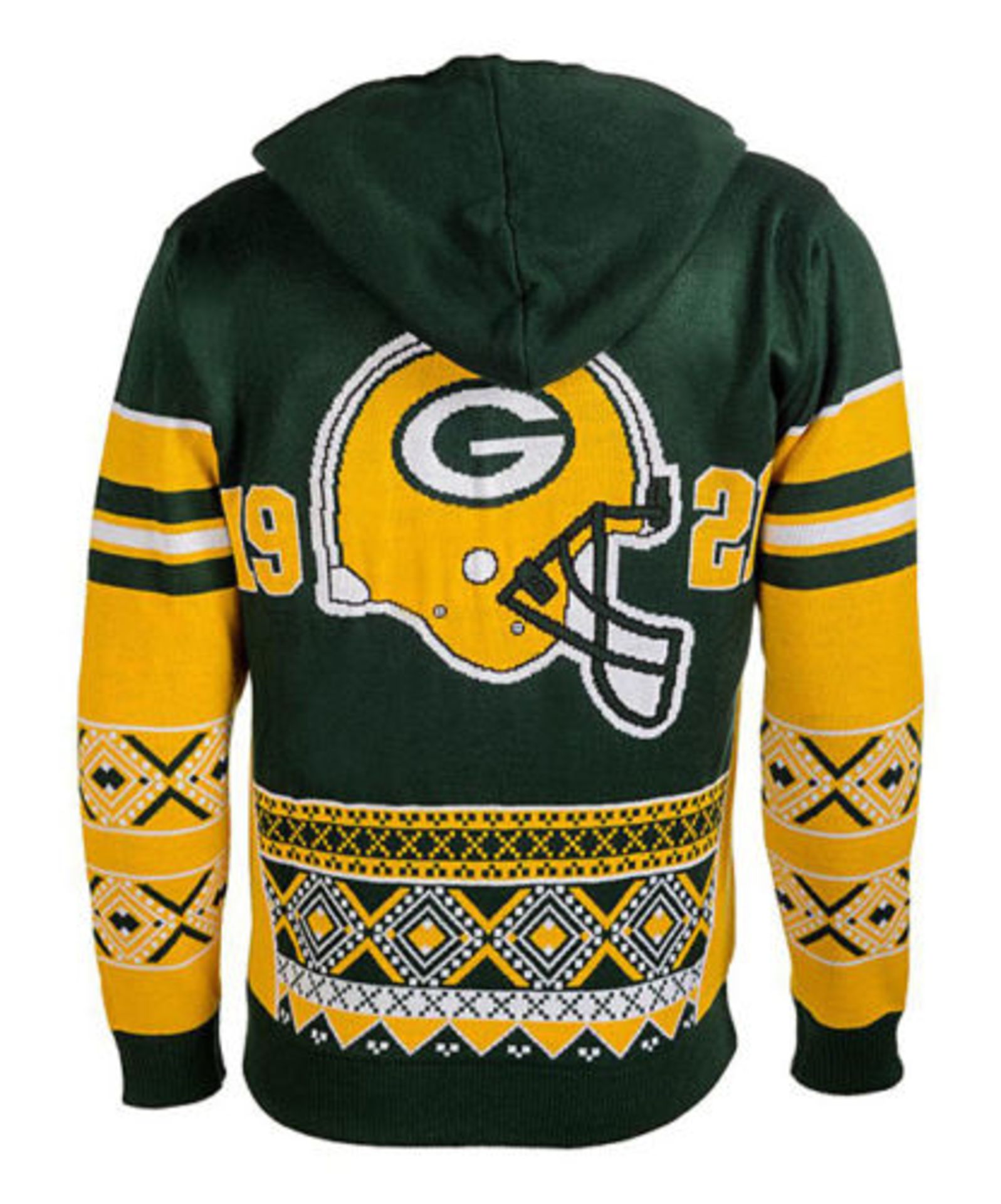 Brand New Green Bay Packers Long-Sleeve Hooded Sweatshirt - US Boys Medium