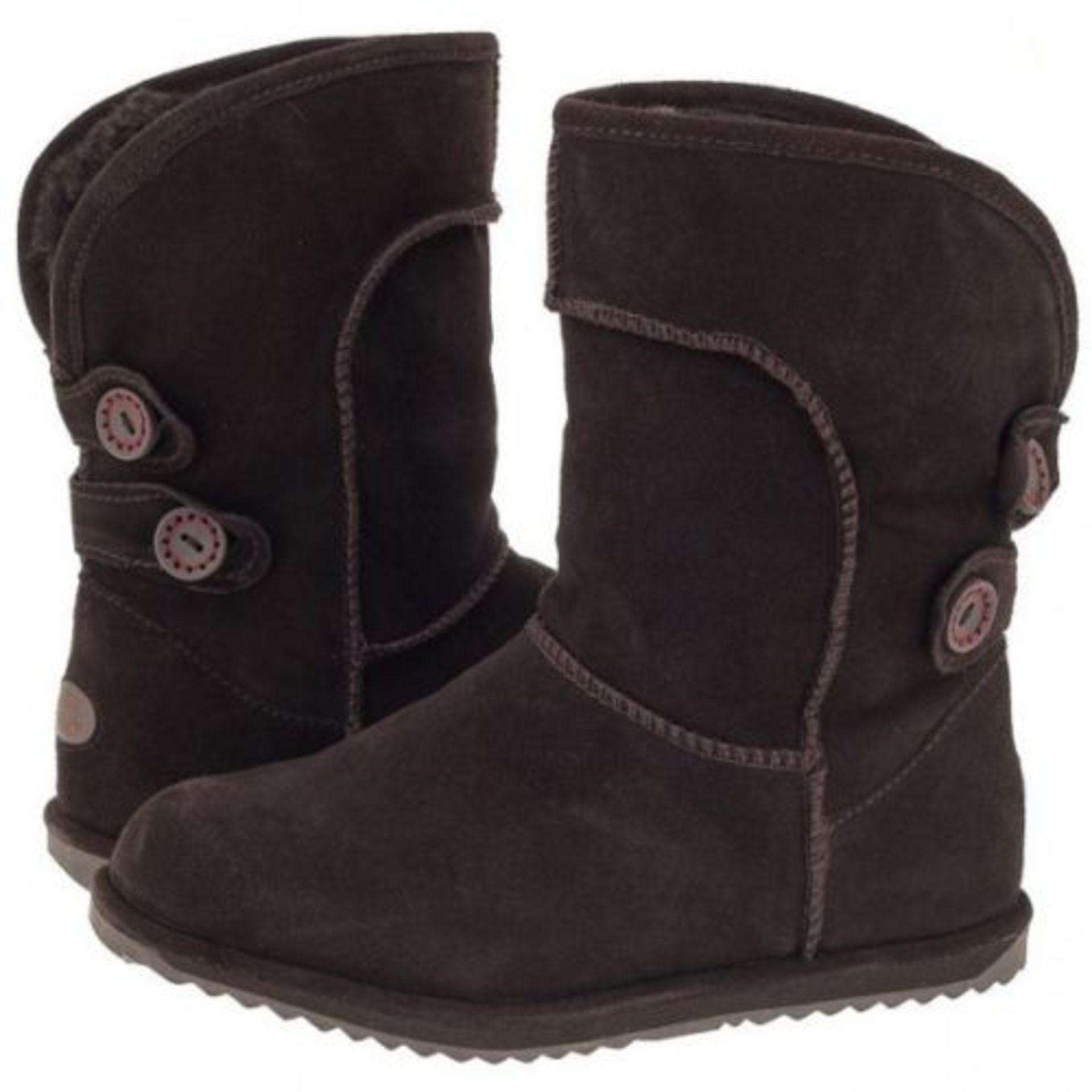 Brand New Emu Australia Charlotte Kids K10982 Chocolate Boot UK Size Childs 9