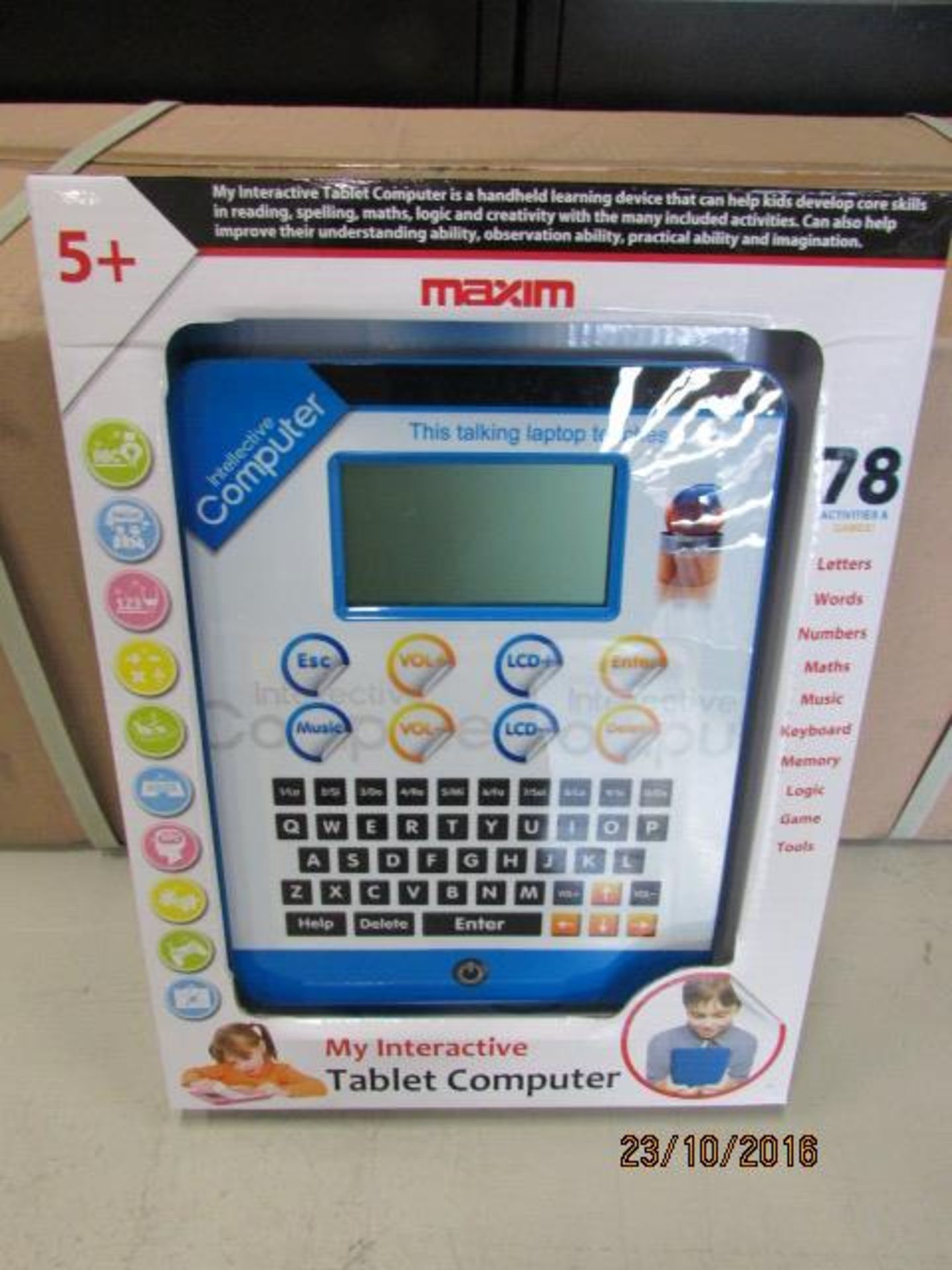 73 x Brand New Maxim My Interactive Blue Tablet Computer (4 Boxes) - Image 2 of 3
