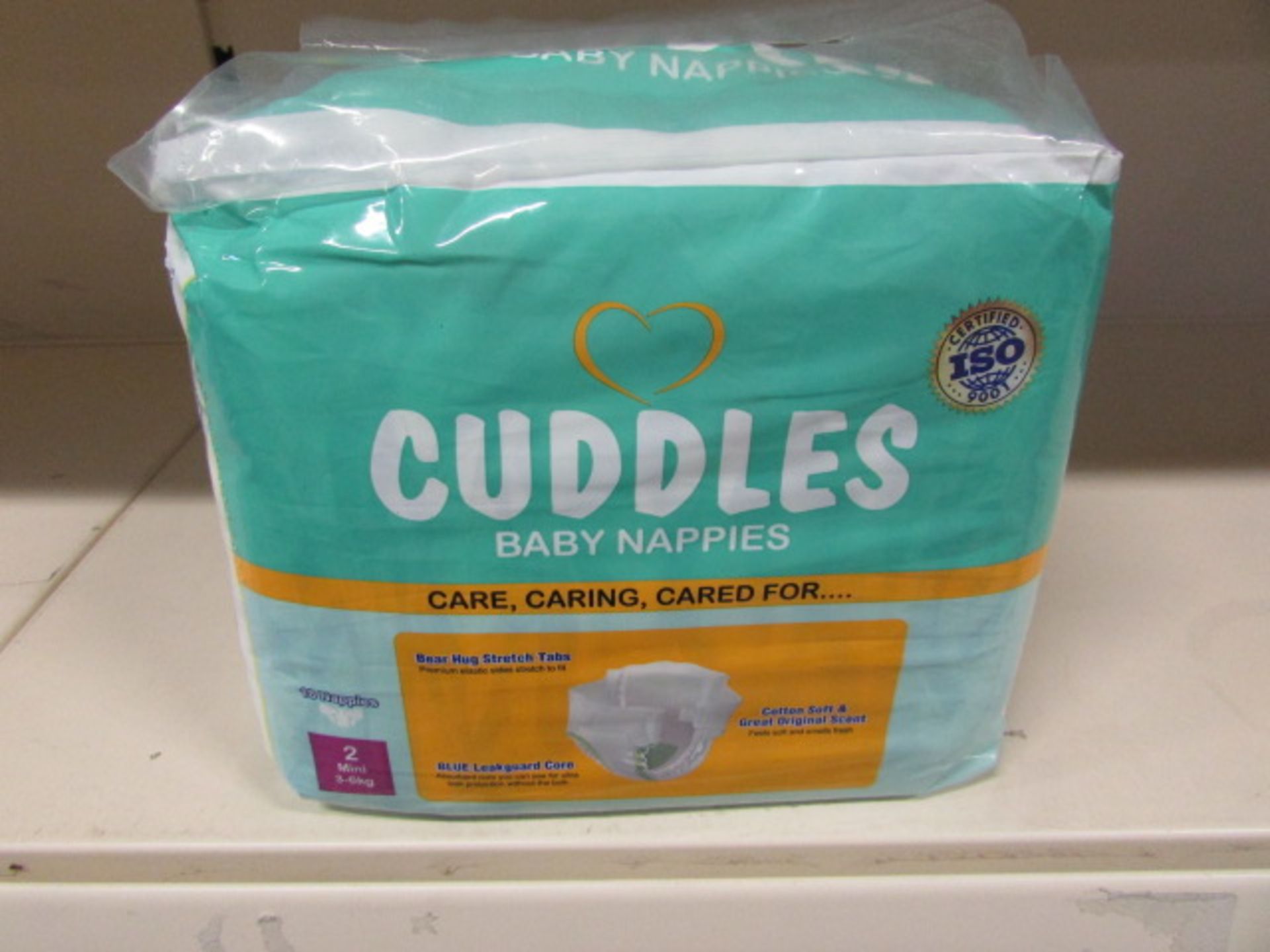 1 Container (1,800 Outer Packs Of Size 2-4 Cuddles Nappies) [Please See Description For Breakdown] - Image 2 of 4