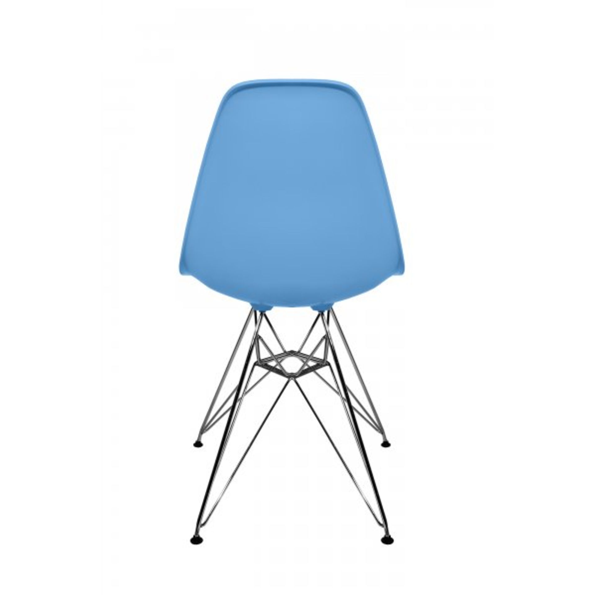 Brand New DSR 'Eiffel' Blue Dining Chair reflected by Charles Eames (RRP: £60) - Bild 4 aus 4