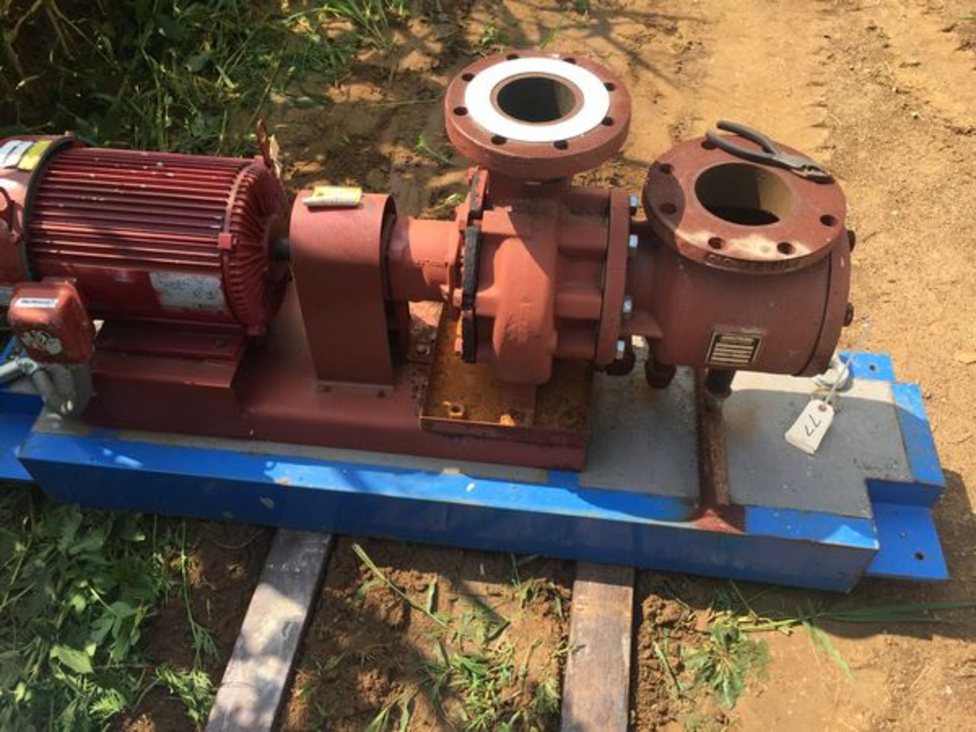 Armstrong 5X4X8 Centrifugal Water Pump 10HP Electric Motor - Image 2 of 6