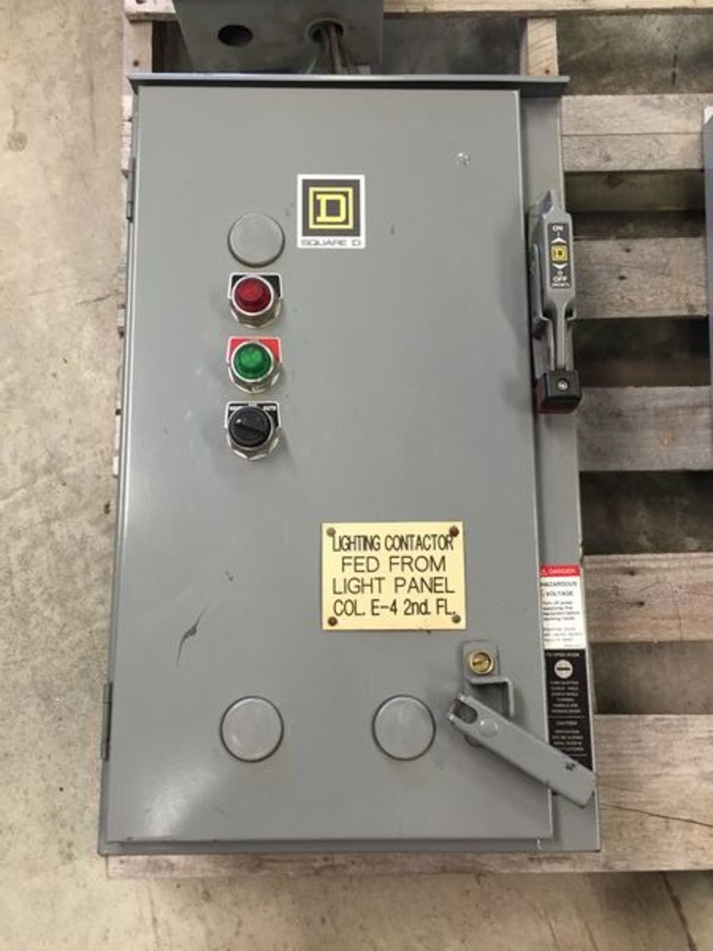 Square D 30 Amp Contactor Enclosure Combination Lighting Controller 8903 Type S - Image 2 of 5