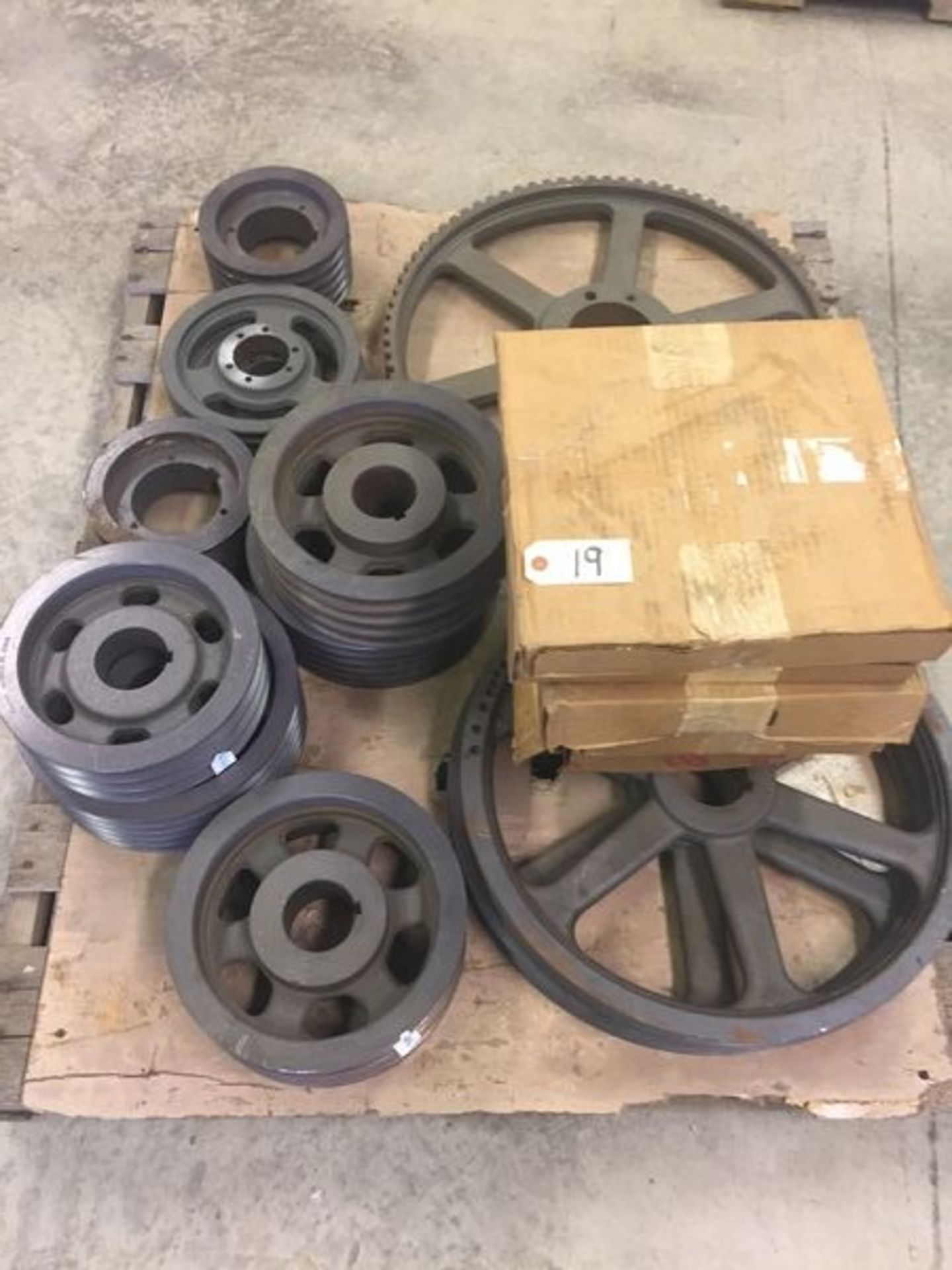 Skid of Gates, Dodge & Browning Sprockets