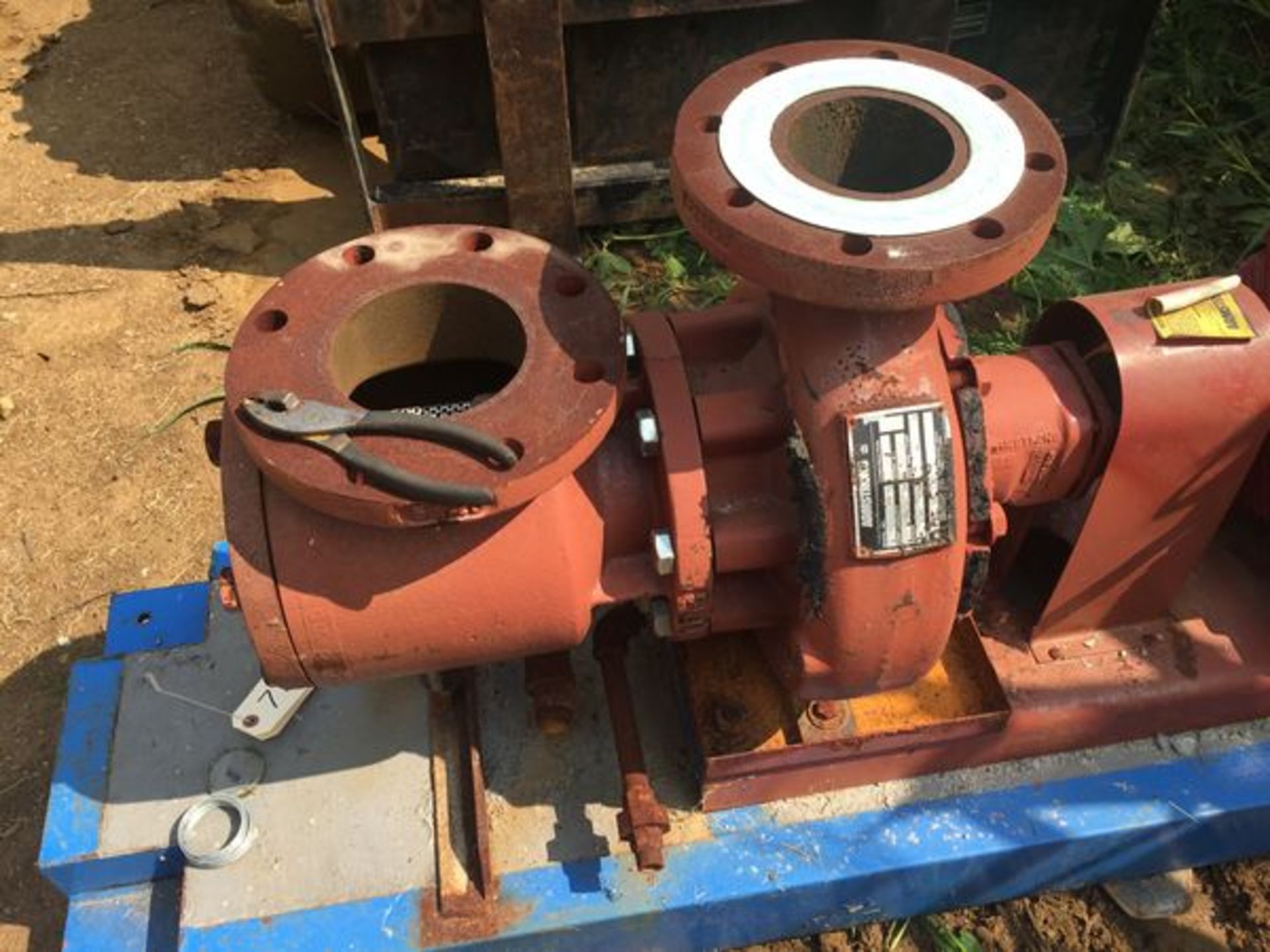 Armstrong 5X4X8 Centrifugal Water Pump 10HP Electric Motor