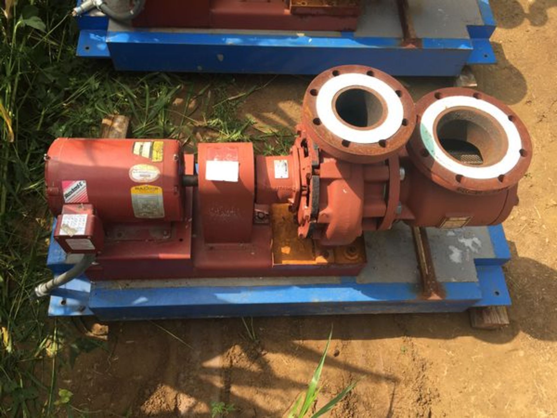 Armstrong 5X4X8 Centrifugal Water Pump 5HP Electric Motor - Image 2 of 8