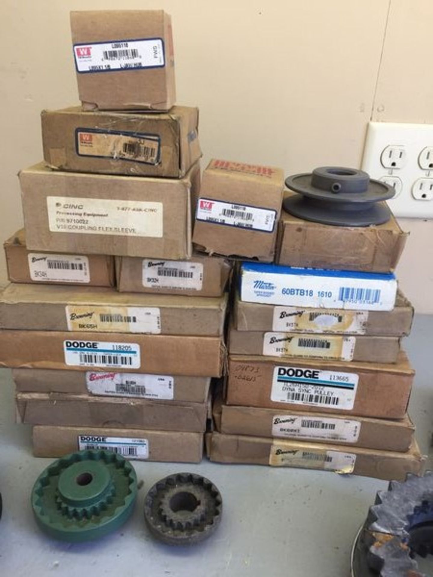 Lot of New Sprockets, Pulleys, and Coupling Pieces - Image 2 of 6