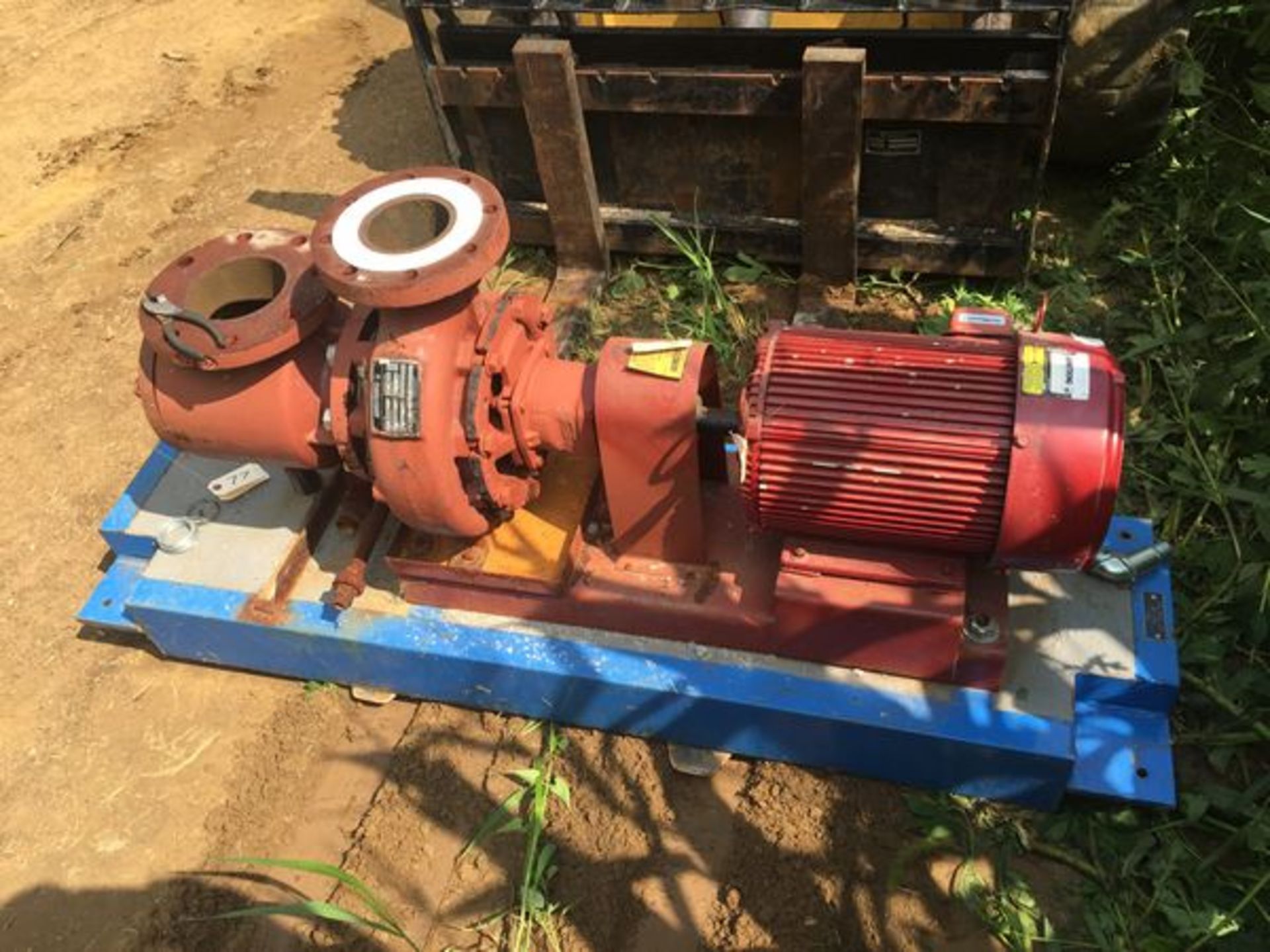 Armstrong 5X4X8 Centrifugal Water Pump 10HP Electric Motor - Image 3 of 6