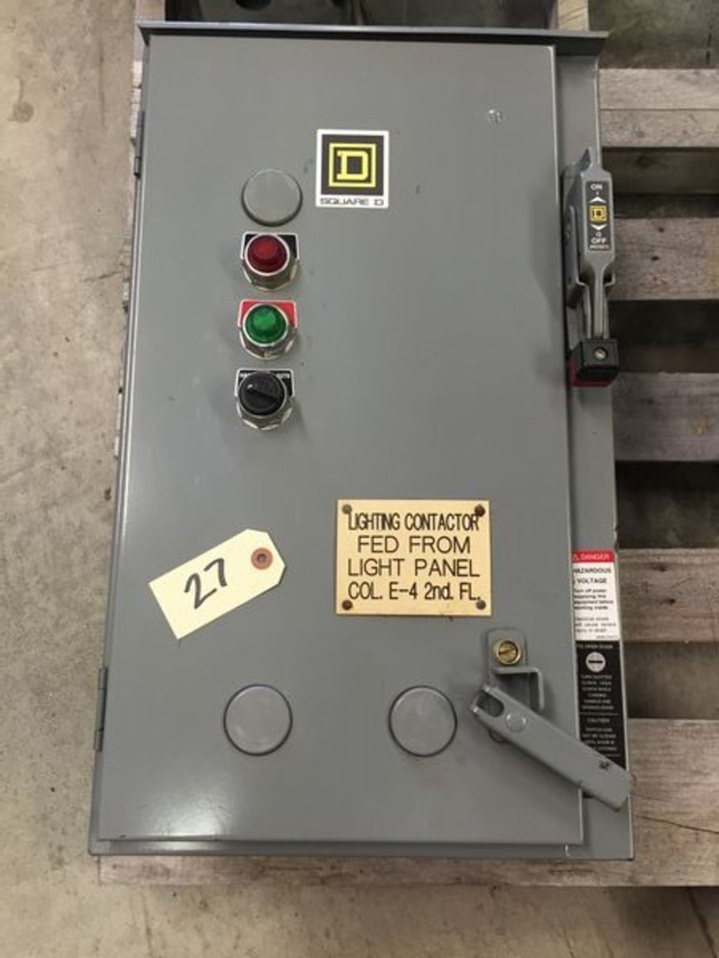 Square D 30 Amp Contactor Enclosure Combination Lighting Controller 8903 Type S