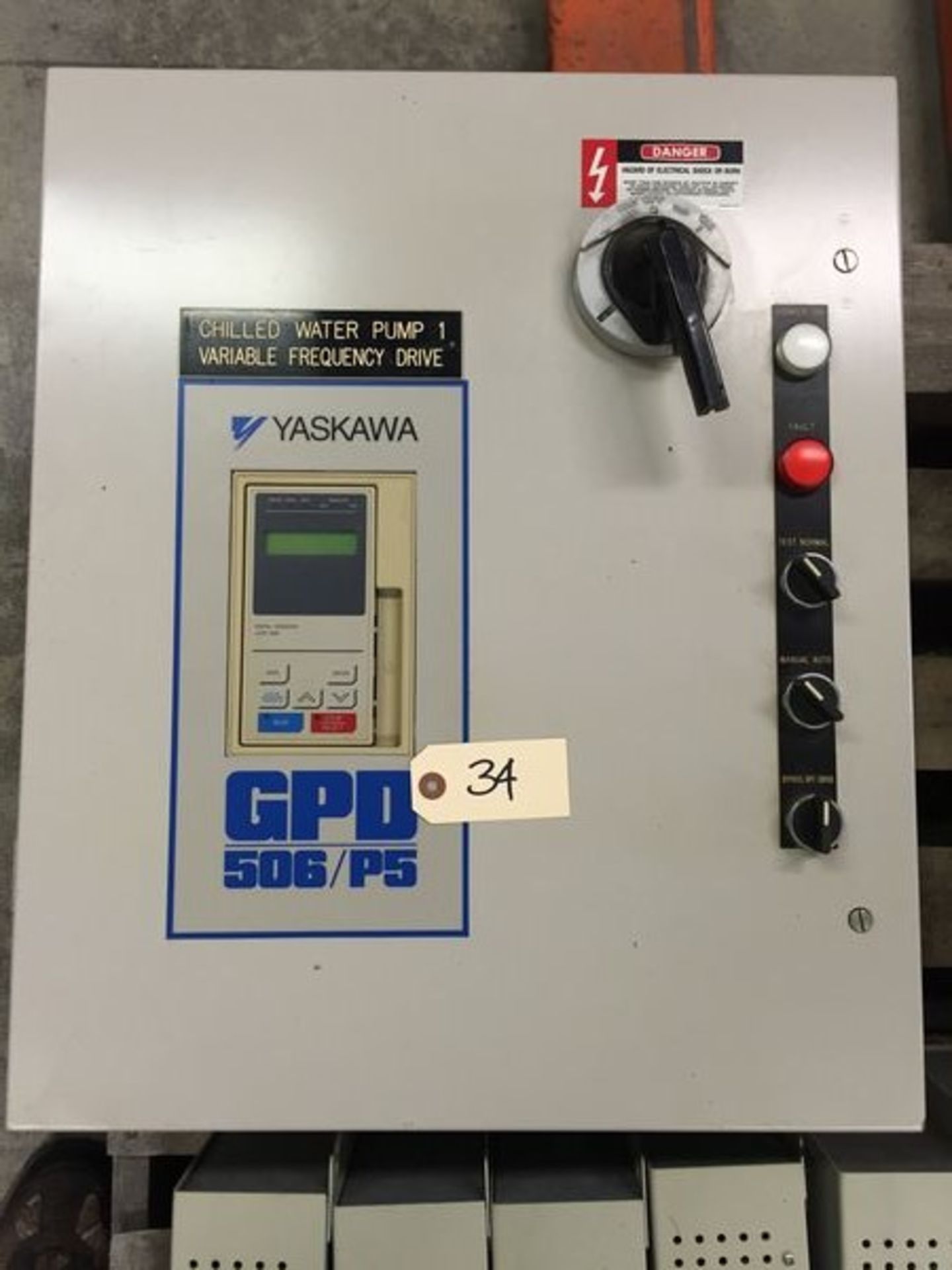 Yaskawa Control Panel C21-B50V GPD 506/P5 GPD506 460V 3 Phase 13.2 Amps