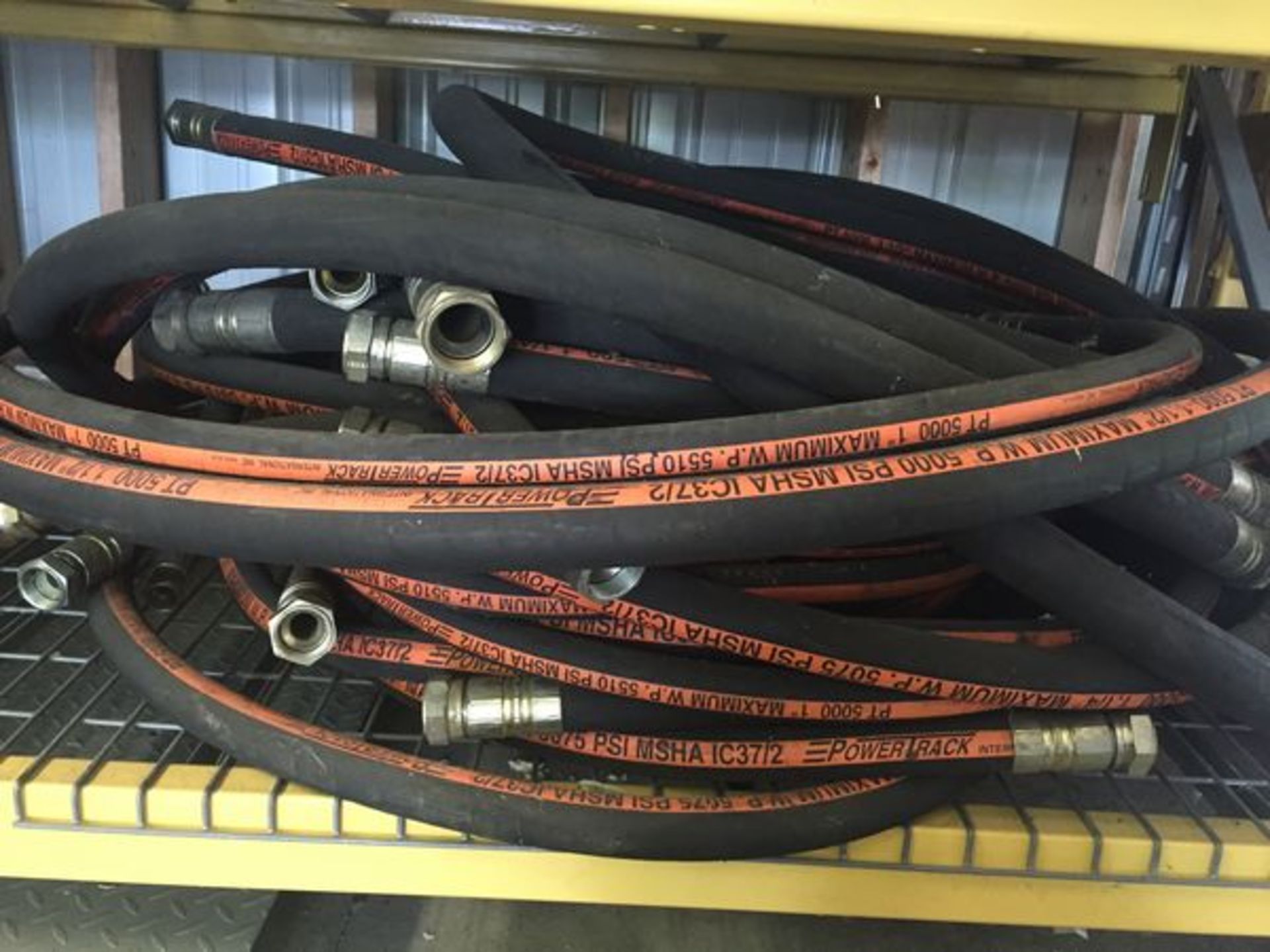 Lot of PowerTrack 5000 PSI PT500 Hydraulic Hose