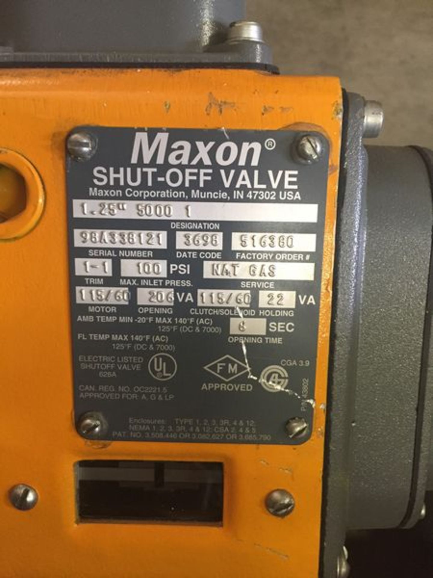 Lot of Maxon Valves - Image 2 of 5