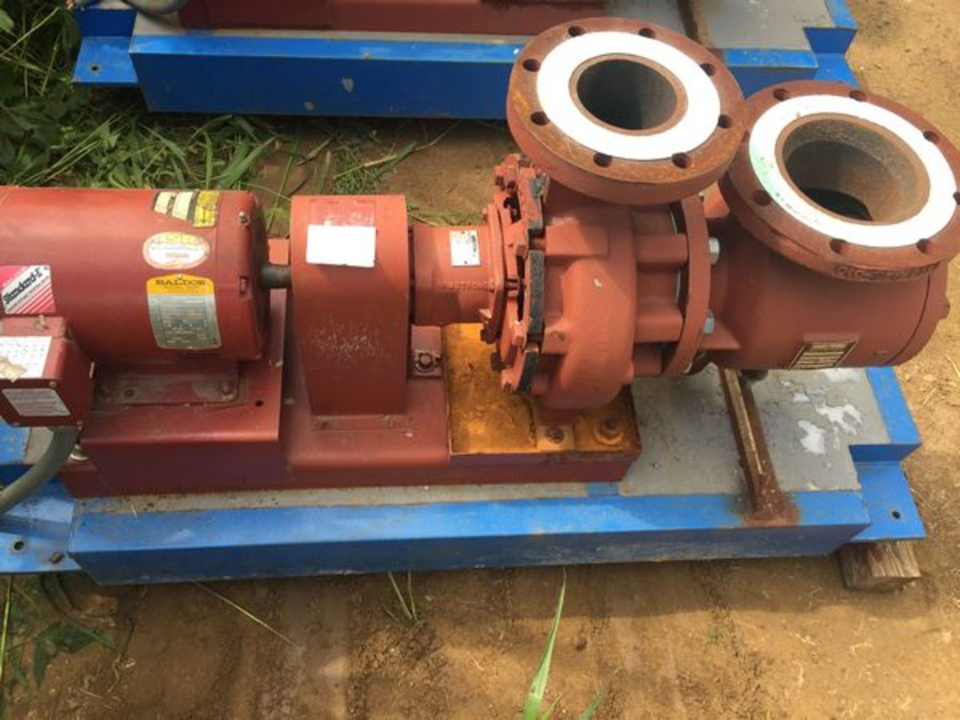 Armstrong 5X4X8 Centrifugal Water Pump 5HP Electric Motor - Image 3 of 8