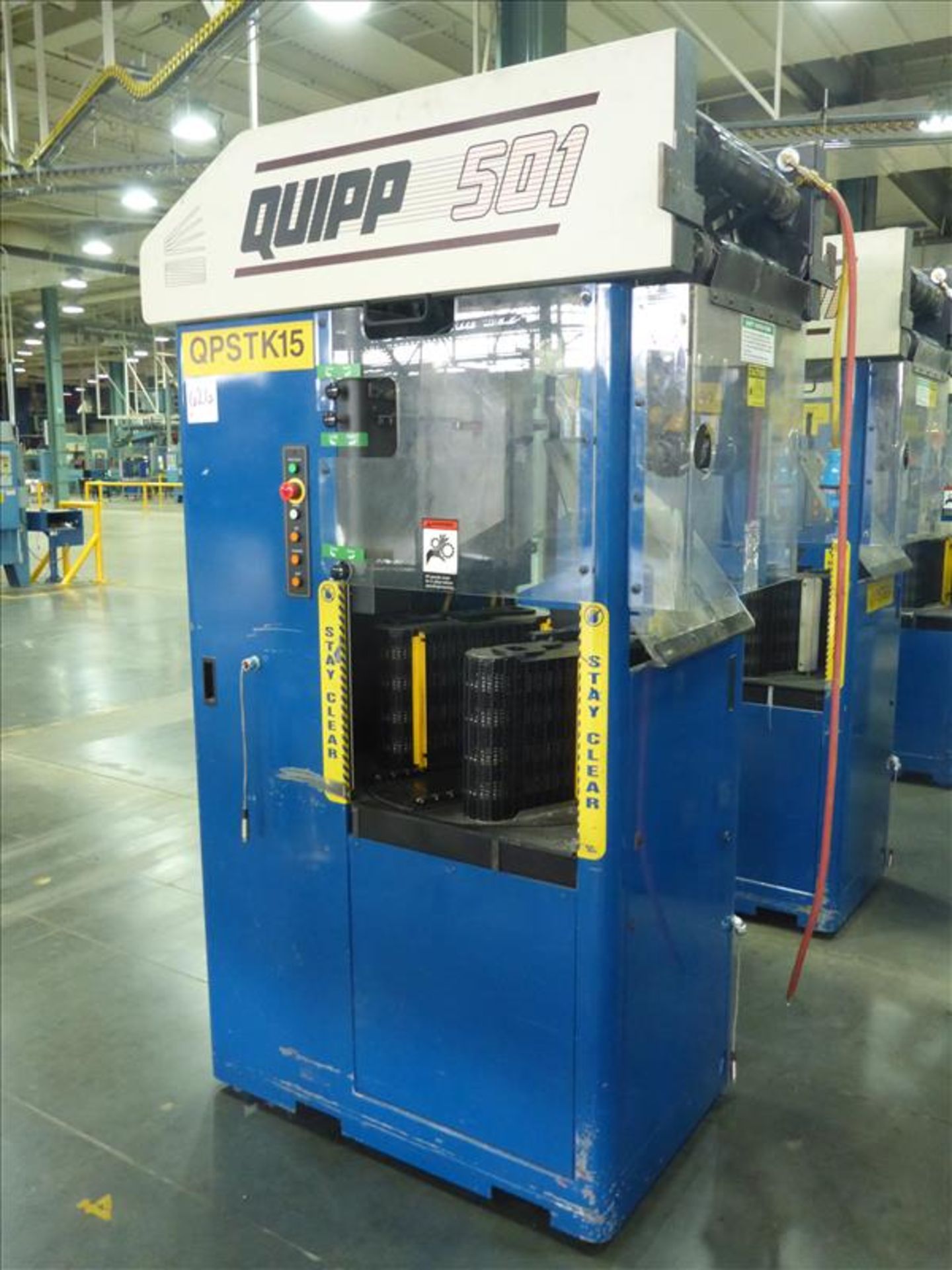 Quipp 501 stacker, mod. SJ501CN, ser. No. CN028U(4)