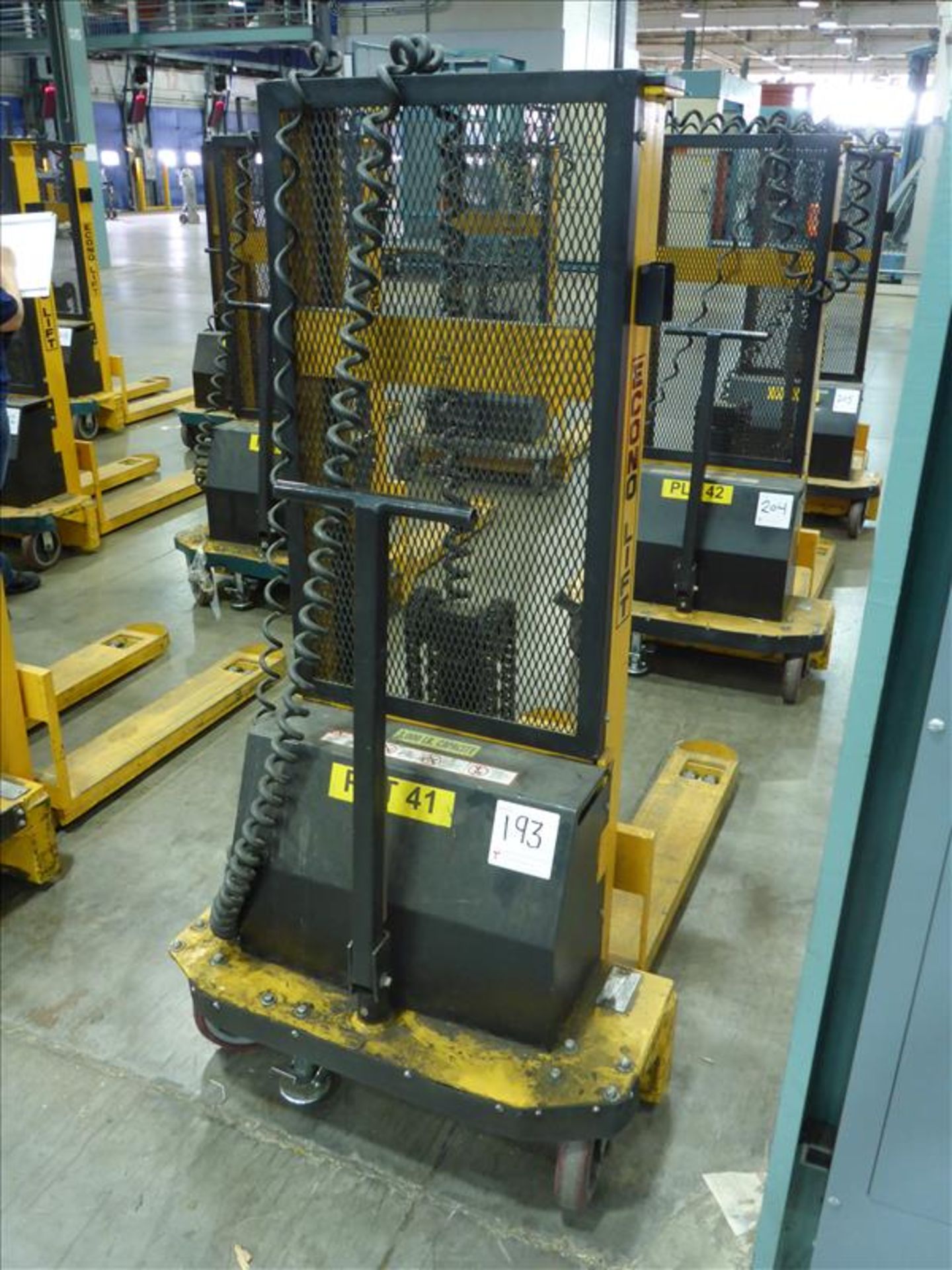 EconoLift EWP4830 walk-behind electric pallet lift truck, 3000 lbs. cap., 110V