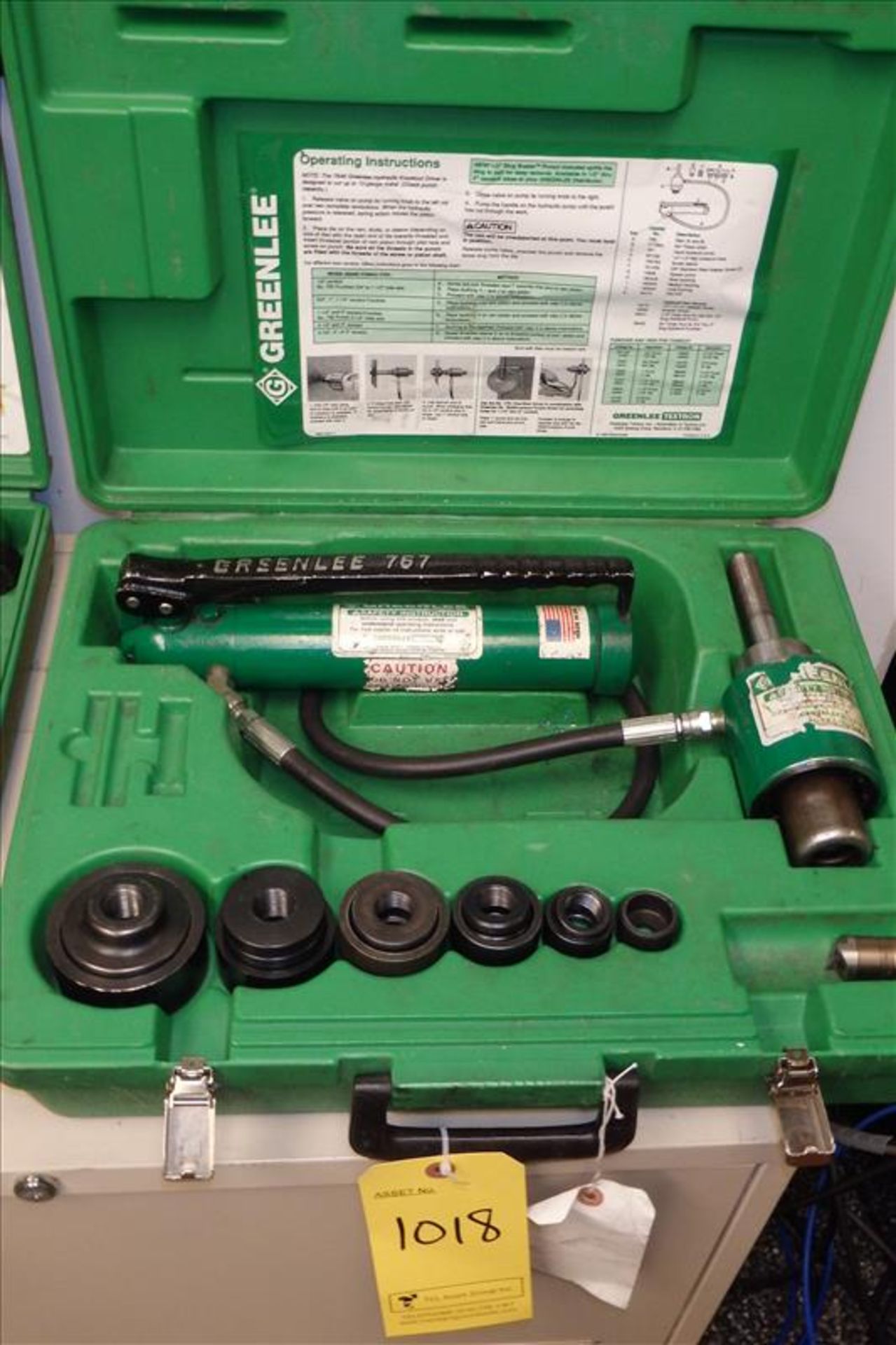 GreenLee Hydraulic Knockout Driver Set