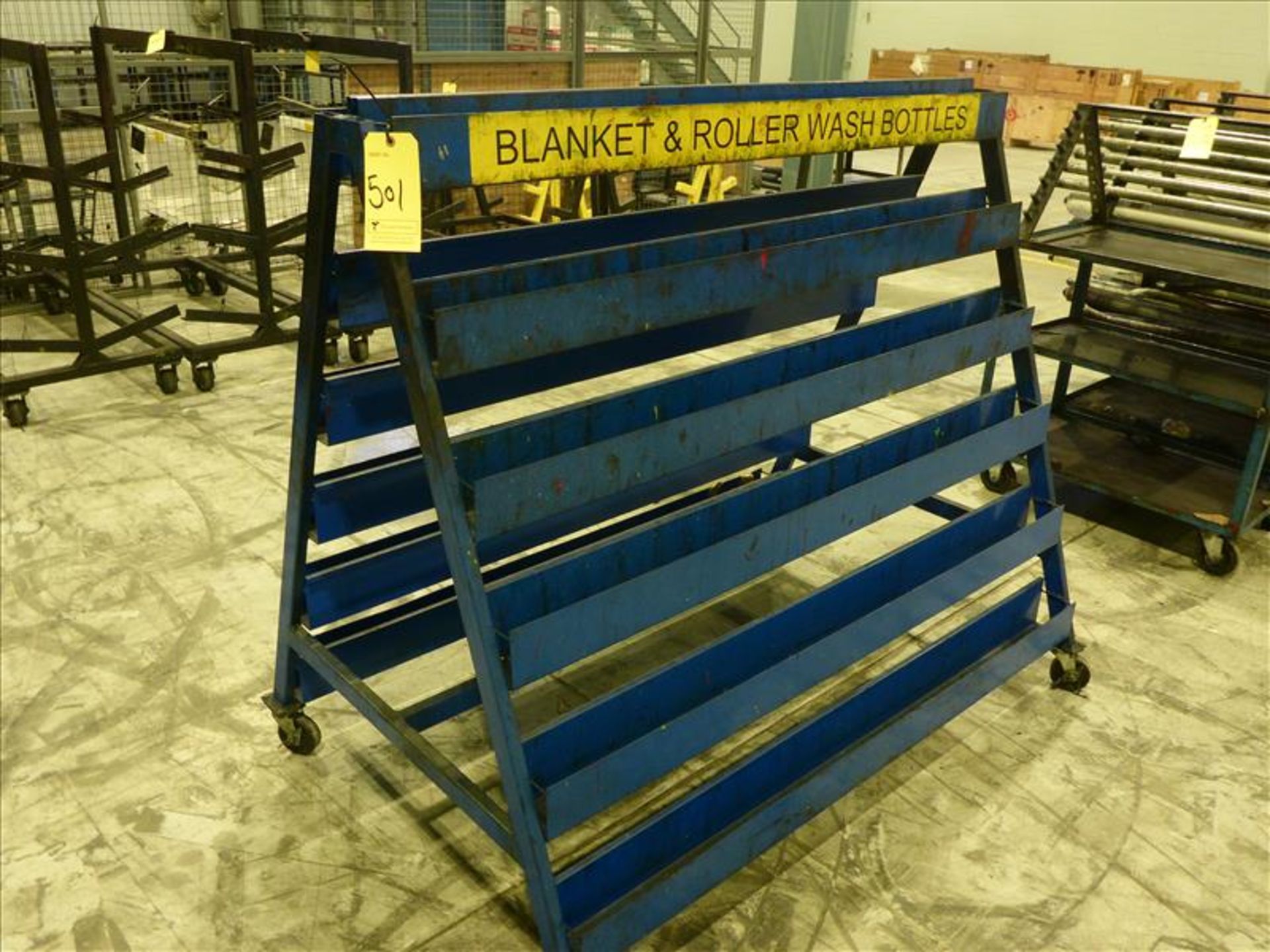 (1) press room cart (B)